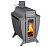 Печь отопительно-варочная Ермак Стокер 150-С дровяная антрацит